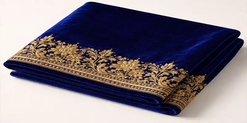 خرید پارچه مخمل سوزندوزی هندی