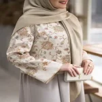 پارچه تافته سوزندوزی و نگین کوبی - تصویر 3