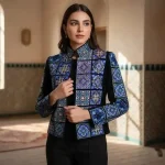 پارچه مخمل سوزندوزی هندی کد 2 - تصویر 3