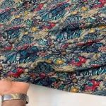 پارچه نخ باتیک طلاکوب هندی - تصویر 4