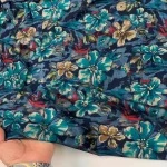 پارچه نخ باتیک طلاکوب هندی کد 2 - تصویر 4
