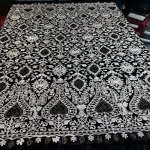 مخمل سوزن دوزی و نگین کوبی